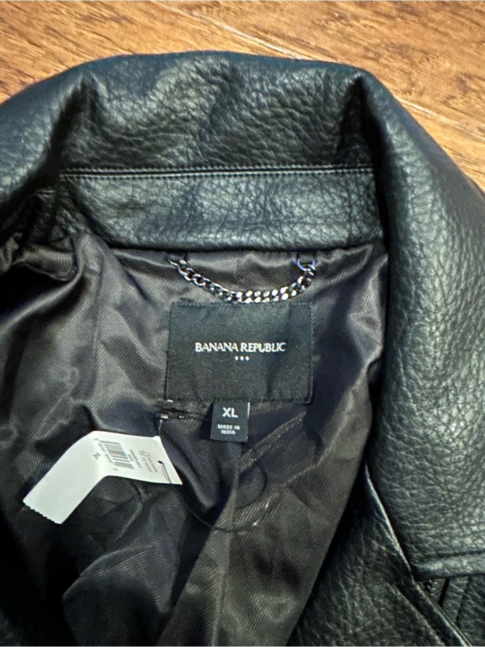 Banana Republic VEGAN LEATHER CROPPED MOTO JACKET - NWT - Picture 8 of 9